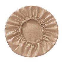 쇼핑을 위한 가죽 탄성 스툴 시트 쿠션 시트 프로텍터, 연한 갈색