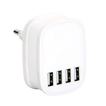 NEXT 14AC USB 4포트 고속 멀티 충전기, 화이트