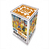 원피스 직소퍼즐 미니 Cube 108pcs 보물더미, 본품