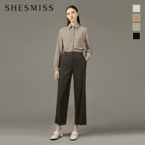 쉬즈미스 솔리드 셔링 커프스 셔츠 SWWSTL42030