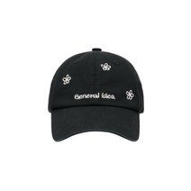 GENERALIDEA 플라워 로고 볼캡 BLACK WBC2L91506 woman flower logo ball cap black YE