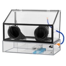 글러브박스 실험실 작업대 연삭 절단 조각 방진 상자, 물순환 탱크