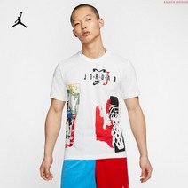 JORDAN 조던 패턴 반팔티 공식 에어 덩크 신발 맥스 CJ6224