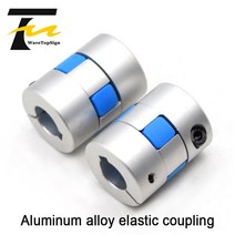 알루미늄 합금 탄성 커플 링 서보 모터 볼 스크류 커플 링 CNC 기계 선반 탄성 스타, OD105L140 D1 D2