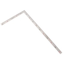 직각 자 30cm 50cm 스테인리스 철 쇠자 ㄱ 모양 각도 제도 작업용 건축 디자인, 사이즈