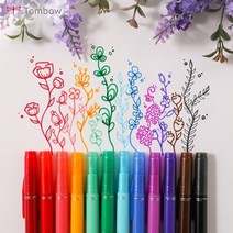 톰보우 플레이칼라K 수성 사인펜 36color, 13 라이트 블루