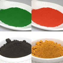 옥사이드 50g (그린 레드 블랙 옐로우) 천연 비누 만들기 분말 diy 재료, 그린