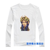 라운드넥긴팔티 봄가을 계절 유행 무협 게임 몽환 서유 여성 이너티셔츠 2597708705