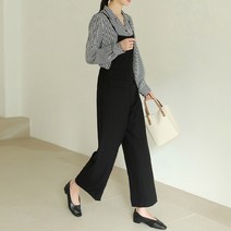 마이너스2인치 여성 2컬러 플랩포켓 와이드 점프슈트