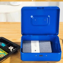 자물쇠 소형 금고 미니 돈통 수납함 금고통 개인 가저용 사무실 지폐 투입 현금 출납기, 돈통(소형)_레드