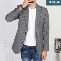 더마인드 여름자켓 FUTC사각체크마이