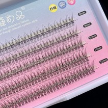 뷰티 셀프 속눈썹 가닥 부분속눈썹 V컬 8 9 10 11 12mm 세트, V컷 8~12mm 속눈썹세트