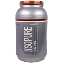 Isopure 이소퓨어 제로 카브 프로틴 파우더 쿠키 앤 크림 1.36kg