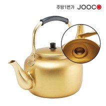 주방1번가 주코(JOOCO) 양은반죽주전자 황주전자 양은 주전자 붕어빵주전자 밀가루주전자 다용도 식당용 가정용, 2L