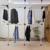 국산 드레스룸행거 38파이 4단 옷걸이행거 _ 239599ea