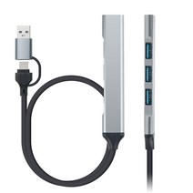 서피스고 4IN2 꼬리물기 4포트허브/USB3.0, FW591 허브