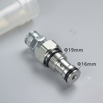 유압 나사산 카트리지 직접 작동 릴리프 밸브 포핏 타입 YF06-02 RV08-04, 단일옵션, 한개옵션0