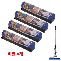 ppp PVA 유리닦이 바닥 스펀지걸레 펄프청소기, 리필 4개