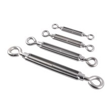 턴버클 스텐304 와이어 밧줄 체인 로프 고정 고리 철사 장력 텐션 조절, 10mm(3/8)