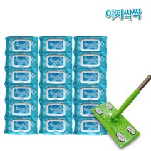 홈쇼핑 로렌힐스 이지싹싹 물걸레포 18팩+밀대 1개, 이지싹싹 물포18팩+밀대1개
