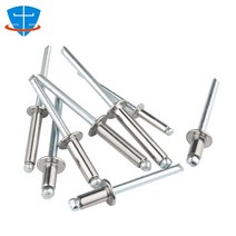 50pcs m3 m3.2 m4 m5 304 스테인레스 스틸 블라인드 리벳 팝 라운드 헤드 풀 장식 네일 소켓 방수 셀프 플, 11 M4 x 16mm_01 50Pcs