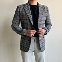 어니스트클래식 남자 가을 랄프맛 글렌체크 자켓