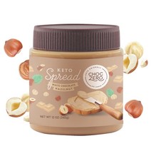 키토간식 화이트 헤이즐넛 무설탕초콜릿 스프레드 잼 340g, 1개