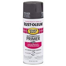 휠도색 도구 키트 Rust-oleum 2089830 녹 방지 자동차 프라이머 12fl oz(1팩) 다크 그레이 12온스