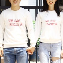 빈스패밀리 위아패밀리가족맨투맨 패밀리룩