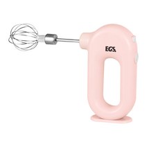 EGS 무선 전동거품기 핸드믹서 휘핑기 핑크