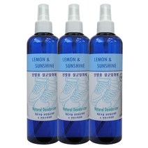 레몬앤선샤인 신발탈취제 250ml x 3개세트 신발살균 신발냄새제거