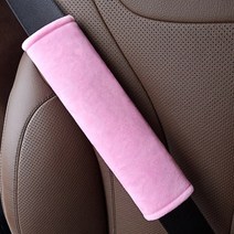 스타일링 용품 자동차 안전 벨트 커버 숄더 스트랩 하네스 쿠션 만화 클라우드 car seatbelt shoulder pad protector auto neck support, 분홍색