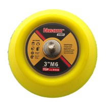 3 인치 75mm 전문 듀얼 액션 랜덤 오비털 샌딩 패드 M6 스레드 백킹 플레이트 후크 및 루프 연마 전동 공구