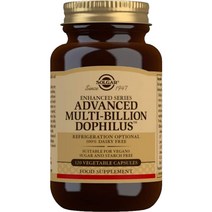 솔가 Solgar Advanced Multi-Billion Dophilus 어드밴스드 멀티 도필루스 프로바이오틱스 50억 CFU 유산균 120정 1팩, 1개