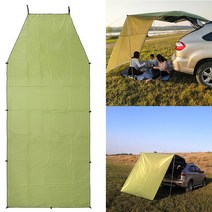 SUV차박텐트 캠핑 텐트 자동차 테일 SUV MPV 트럭 해치백 세단용 차양 온보드, 02 300X200cm