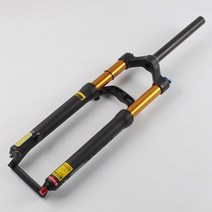 Lutu 산악 자전거 에어 포크 서스펜션 댐핑 조정 에어 포크 여행 120mm 26 27.5 29 인치 1009 10015mm XC 자전거 포크, 협동사, 26 블랙 골드 100X9