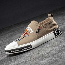 TANC 국내사이즈 265 마지막 한 족 통기성 프린팅 슬립온