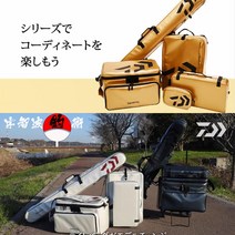 다이와 다와 헤라 블랙 당겨 피싱 베이트 백 스퀘어 박스 2층 폴 백 세그먼트 열림 쿠션 대용량 수납봉투, 스퀘어 박스 골드