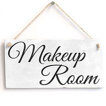 Makeup Room - Shabby Chic Plastic Sign/Plaque, 1