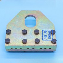 엘리베이터 와이어 로프 클램프 도구 견인 고정, 02. 8슬롯 양면 미끄럼방지