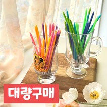 [당일배송] 하피블리 생일초 케이크초, 무지개 파스텔초 1SET 복합컬러, 24개