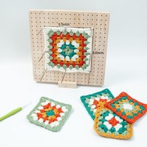 뜨게질 도구 여름모자 조끼 뜨기 털몽치 크로셰 뜨개질 및 Granny Squares 애호가를 위한 목재 블로킹 보드 금속 막대 핀 스탠드 20 개 포함