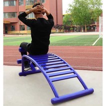 윗몸일으키기보드 평보드 코어운동 헬스 싯업보드, 4. 복부 보드 블루 + 보호커버