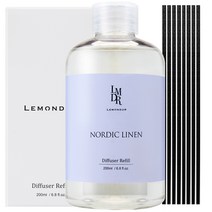 [1+1] 세티즈 르몽도르 실내 디퓨져 방향제 화장실 리필 200ml 7종 택1, 노르딕린넨