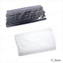 11.3mm 글루스틱/글루건심/투명/검정색/본드심, 11.3MM 흑색(약19개)