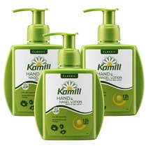 카밀 핸드로션 클래식 펌핑형 125ml x3개 / 향기좋은 고보습 저자극 건성 핸드크림 클래식 카밀 핸드크림 핸드워시 미니 바디 대용량 끈적임없는 로션 승무원크림