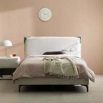 웰퍼니쳐 라핀 아쿠아텍스 패브릭 침대 SS, 라핀SS 아이보리+본넬 매트리스