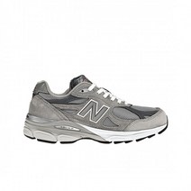 여성용 뉴발란스 정품 990v3 메이드 인 USA 그레이 - B 스탠다드 여성용 New Balance 990v3 Made in USA Grey - B Standard