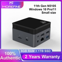 스틱PC 초 미니 PC MINIPC 안드로이드 피시 MOREFINE-M6S 게이밍 컴퓨터 인텔 N5105 8G LPDDR4 128GB 256GB Window10 pro 4K 6, 미국, 8G 0GB