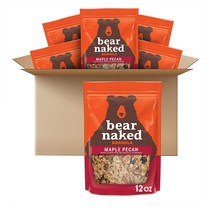 Bear Naked Granola Maple Pecan 비어네이키 그래놀라 메이플 피칸 아침대용 시리얼 12oz(340g) X6팩